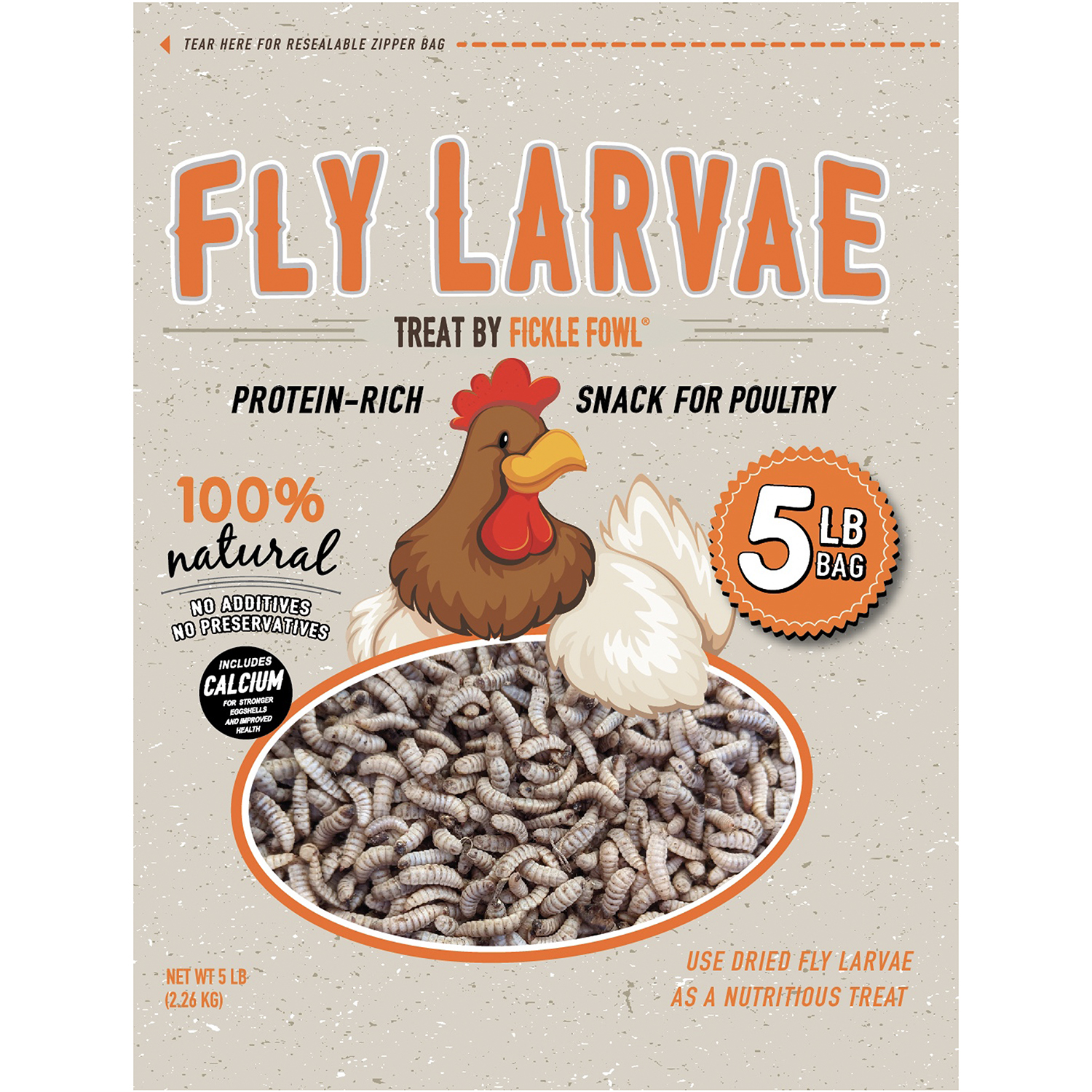 Dried Black Soldier Fly Larvae
