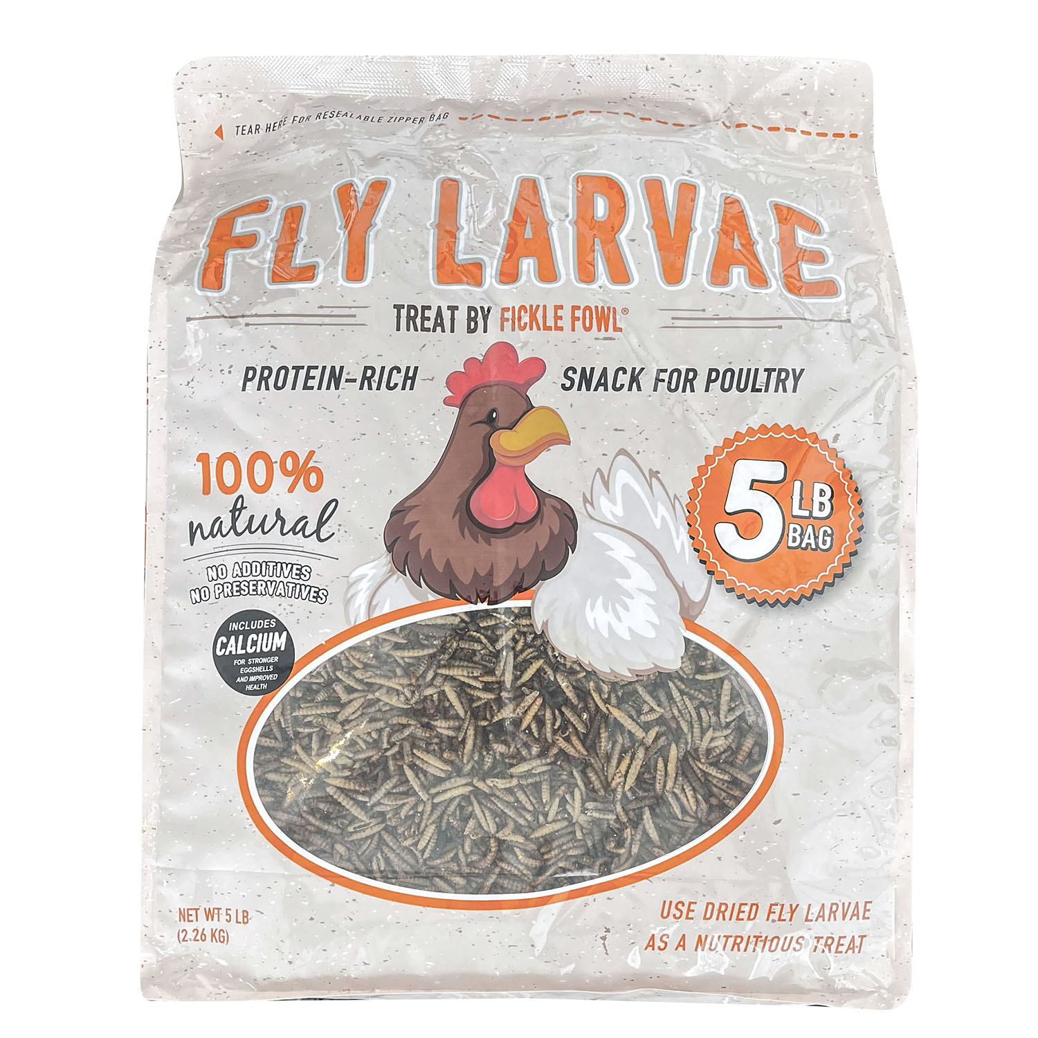 5 Lb Bag Black Soldier Fly Larvae