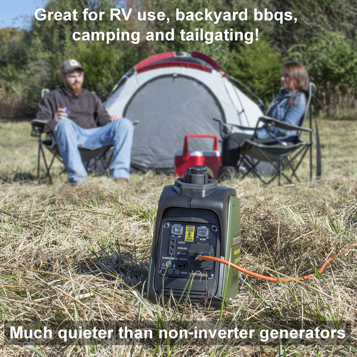 Outdoor Inverter Generator For camping and recreation.