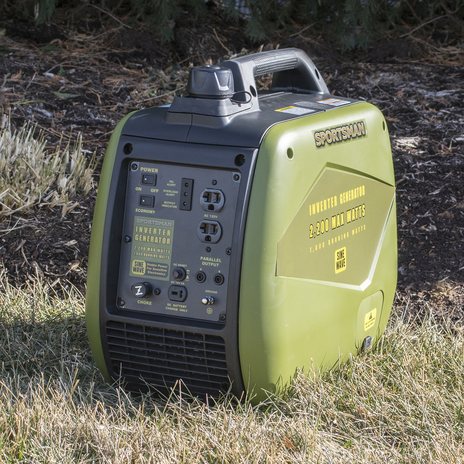 Use the gas powered GEN2000i Inverter generator for electronics