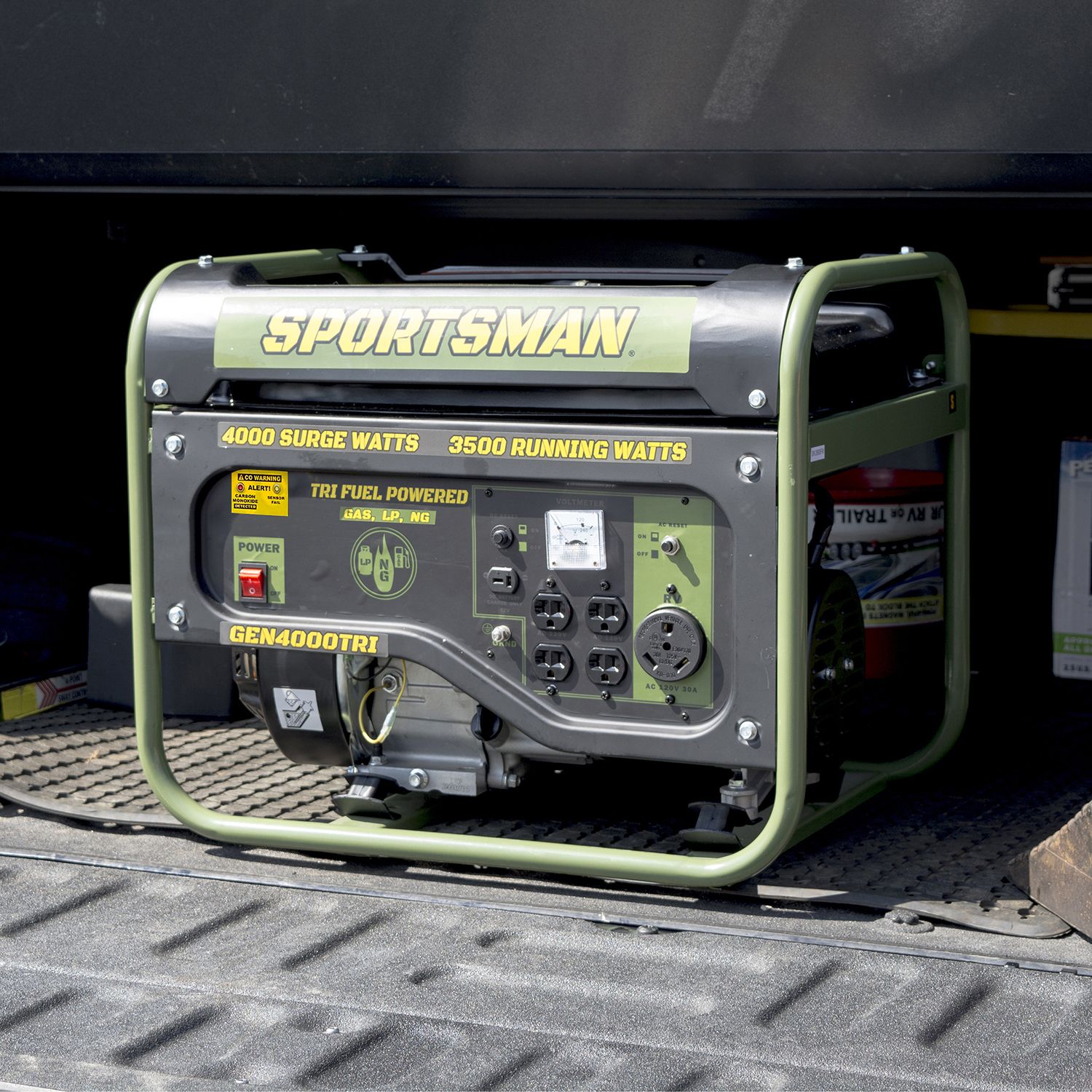 GEN4000 Tri Fuel Sportsman Generator Natural Gas or Propane Fuel