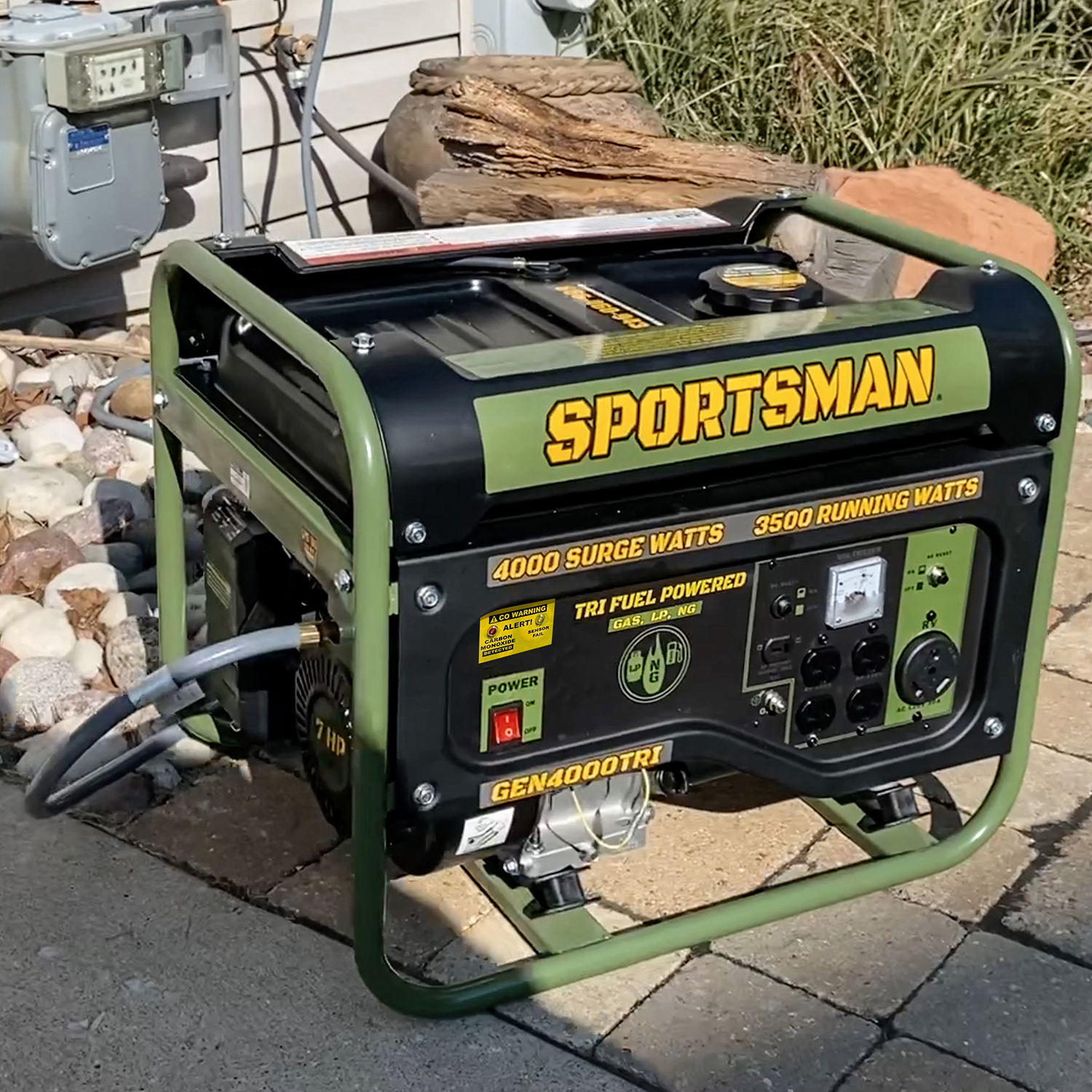 GEN4000 Tri Fuel Sportsman Generator For Power Outages