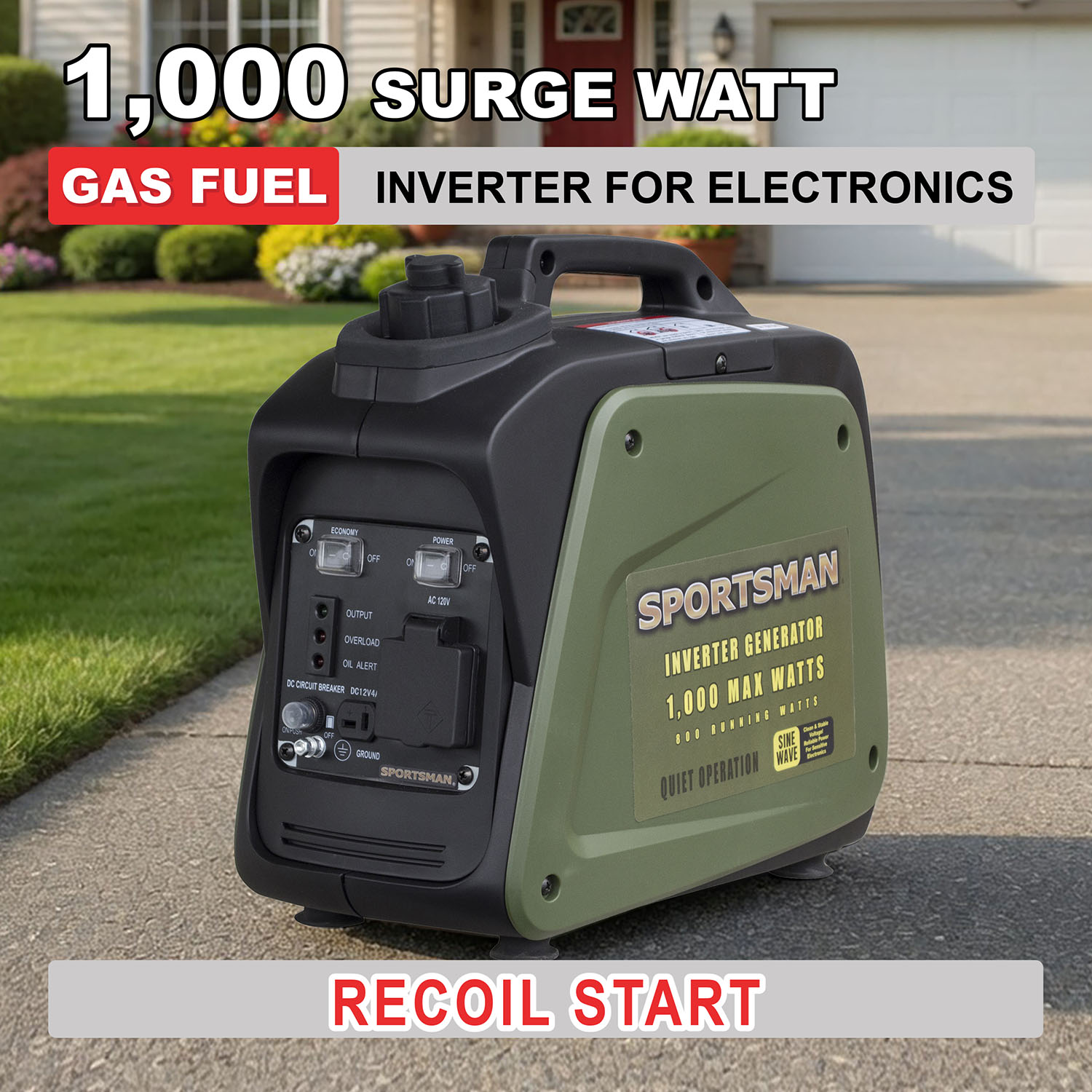 GEN1000i Inverter Generator For Electronics