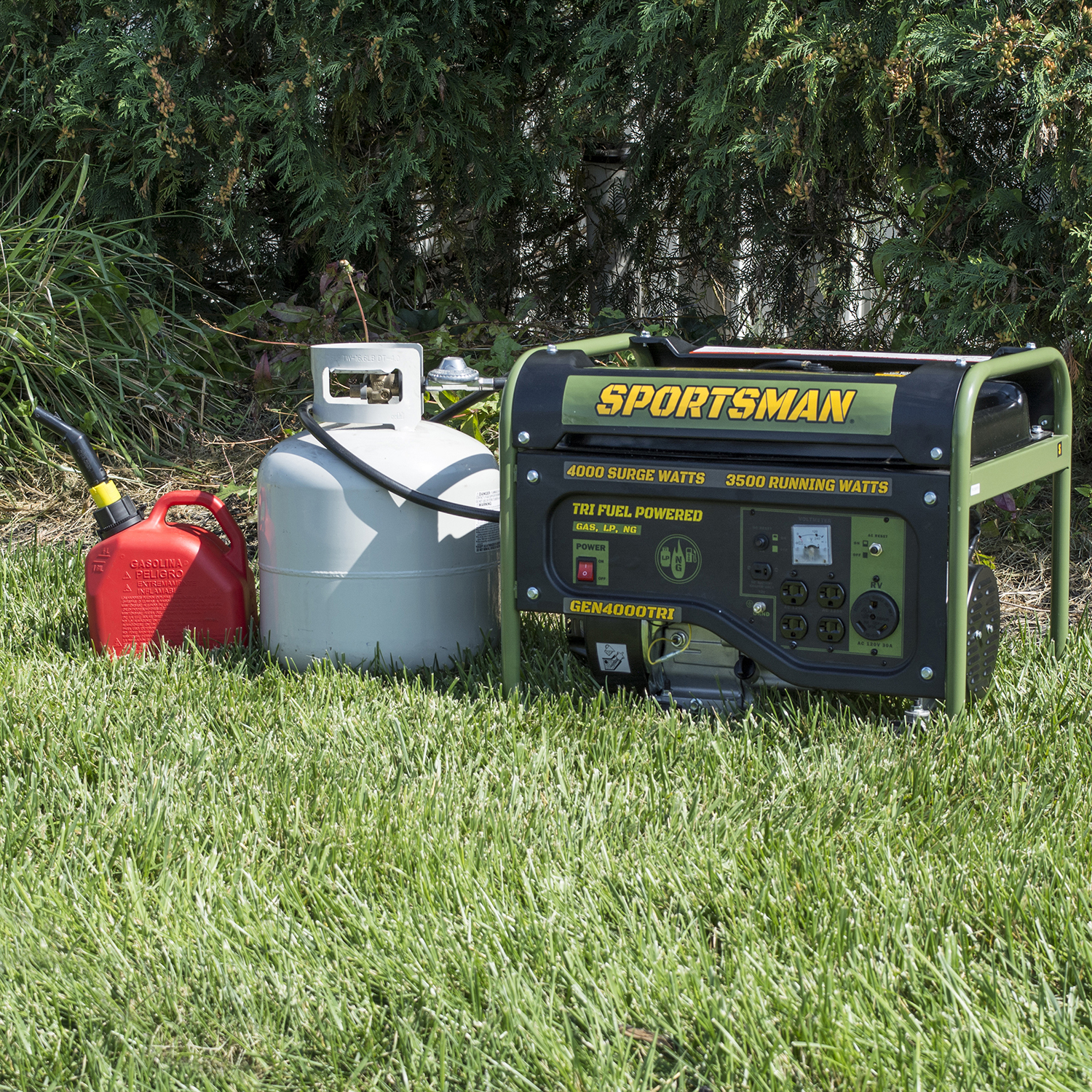 GEN4000 Tri Fuel Sportsman Generator Natural Gas or Propane Fuel