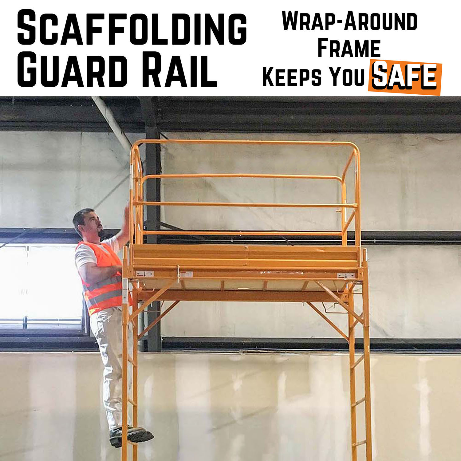 Pro Series Scaffolding Guard Rail System