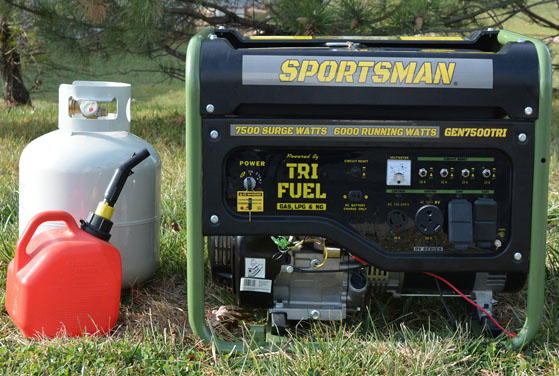 Sportsman Tri Fuel Generator  